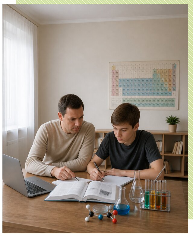 Репетитор по химии 8 класс в Мурманске по цене от 1234 р. | Репетитор-Мрм